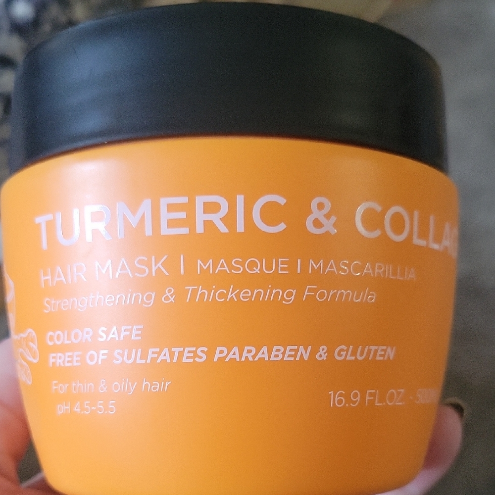 Turmeric & Collagen Hair Mask - Orange